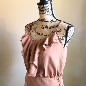 ♥️ Mine Ruffle Crop Camisole Tank Top